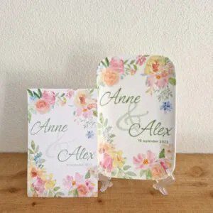 Bordje geschilderd huwelijk