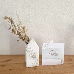 Droogbloemenhuisje geboorte