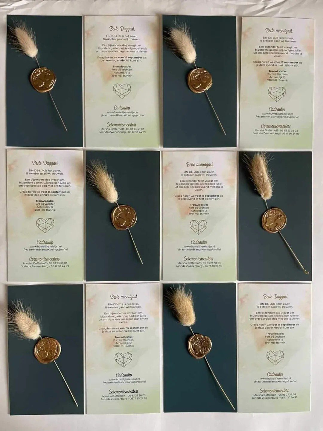 Wax stempels