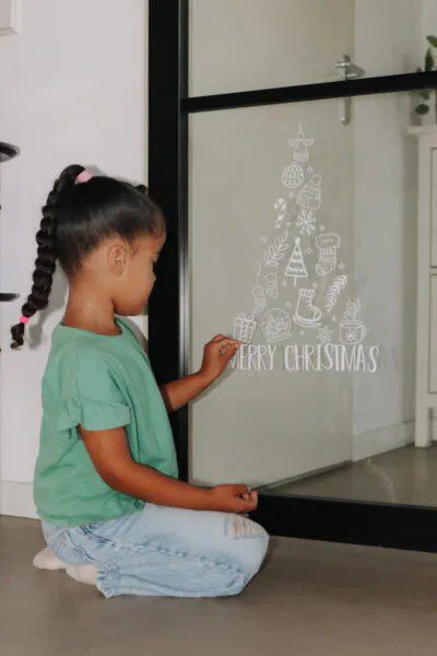 Merry Christmas raamsticker