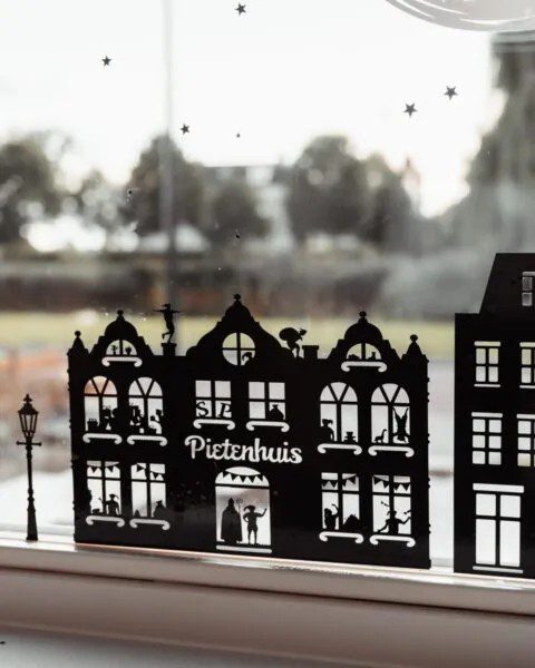 Pietenhuis statisch raamfolie