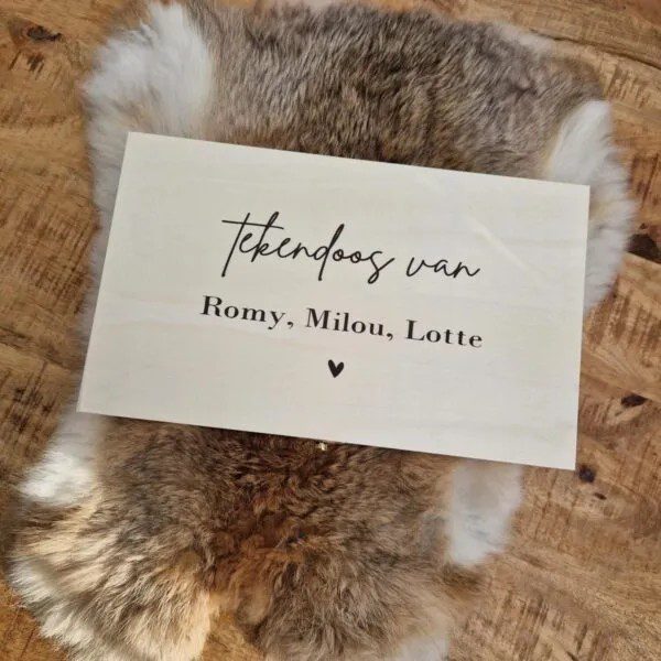 Tekendoos eigen ontwerp