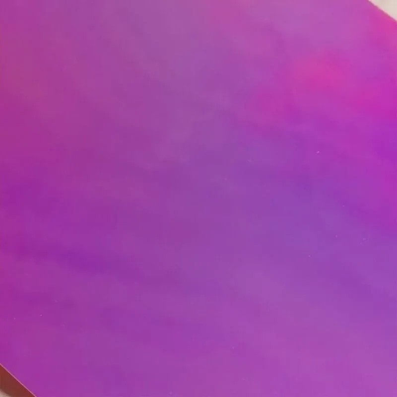 Holografisch roze, paars, oranje