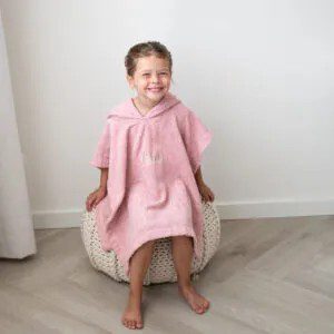 Badponcho roze - Mila