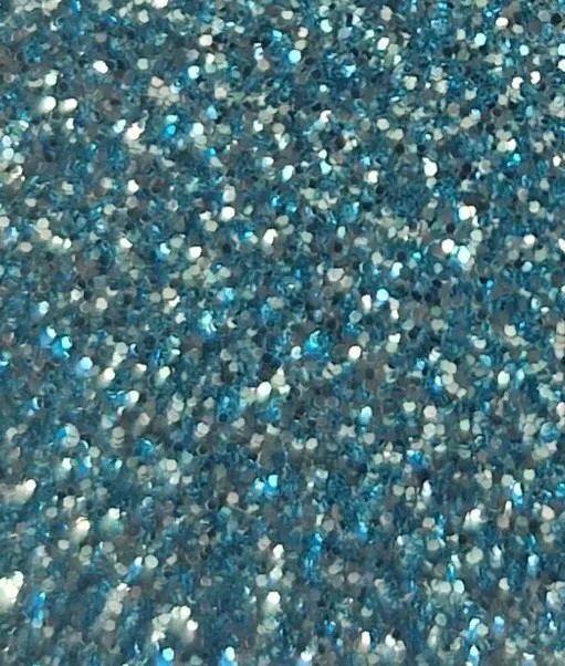 Licht blauw glitter 17
